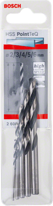 Bosch HSS PointTeQ puuriterade komplekt 2–6 mm.