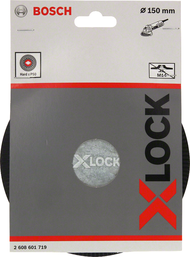 Bosch X-LOCK 150 mm kõva alusplaat.