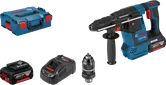 Bosch GBH 18V-26 F puurvasar koos kohvri ja tarvikutega.