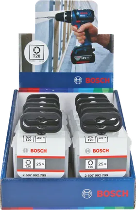 Bosch T20 kruvikeerajaotsad, 25 tk jaemüügipakendis.
