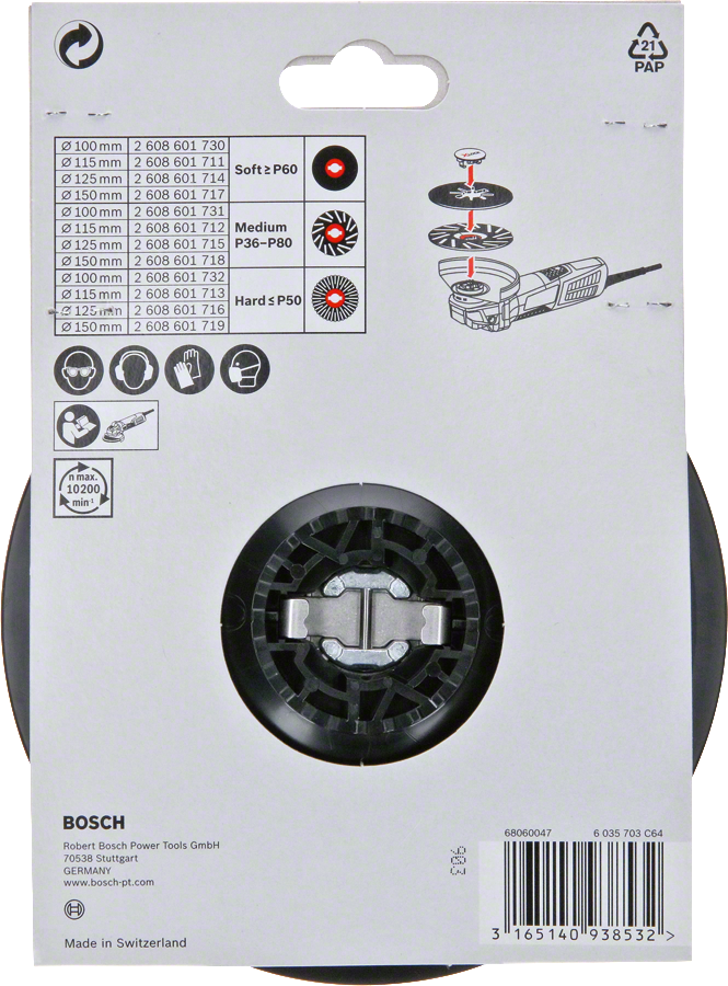 Bosch X-LOCK alusplaat 150 mm pehme.