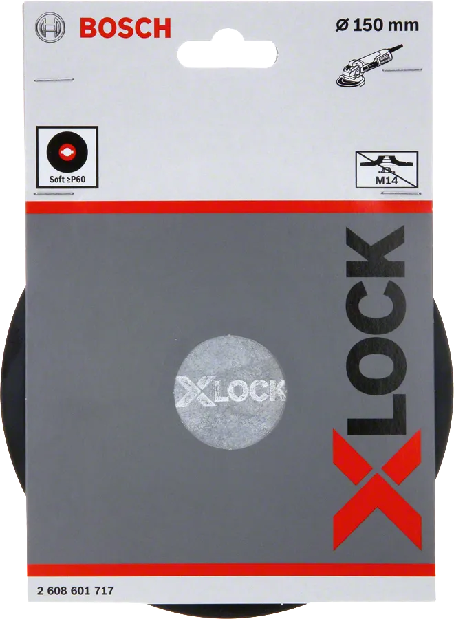 Bosch X-LOCK 150 mm pehme alusplaat.