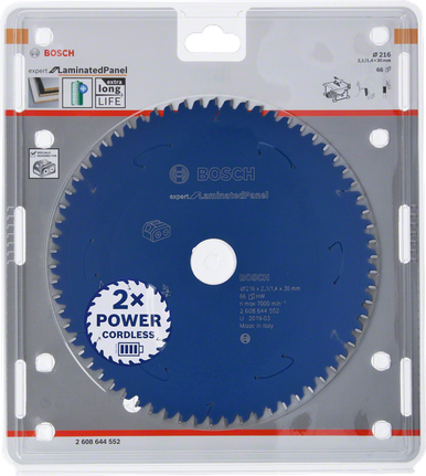 Bosch Expert lamineeritud paneelide saeleht 216×2,1/1,4×30 mm T66.
