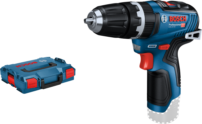 Bosch GSB 12V-35 akuga puur-kruvikeeraja koos kandekotiga.