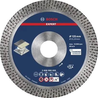 Bosch EXPERT kõvakeraamiline teemantlõikeketas 125 mm.