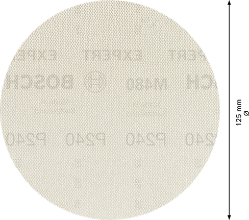 Bosch EXPERT M480 lihvketas 125 mm, karedus 240.