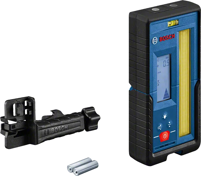 Bosch LR 45 laservastuvõtja koos kinnitusklambriga.