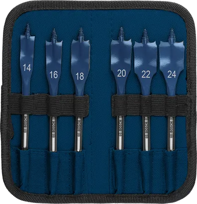 Bosch labidaga puuriterade komplekt 14–24 mm.