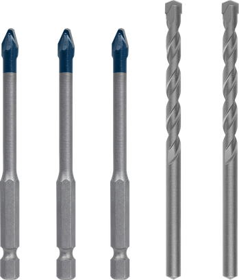 Bosch EXPERT HEX-9 kõvade keraamiliste puuriterade komplekt 6 mm.