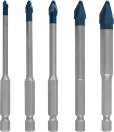 Bosch EXPERT HEX-9 kõvakeraamiliste puuriterade komplekt, 5 tk.