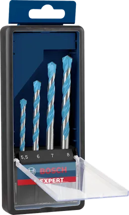 Bosch MultiConstructioni puuriterade komplekt 5,5–8 mm.