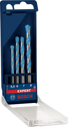 Bosch MultiConstructioni puuriterade komplekt 5,5–8 mm.