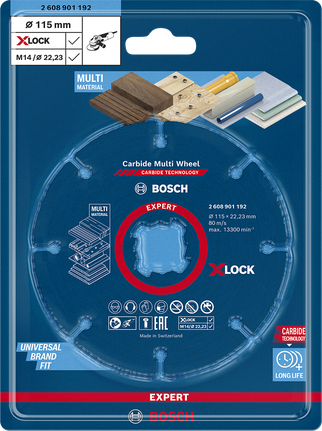 Bosch Expert Multi Material 115×22,23 mm lõikeketas.