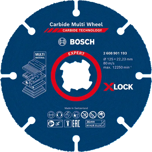 Bosch EXPERT universaalne karbiidist lõikeketas X-Lock.