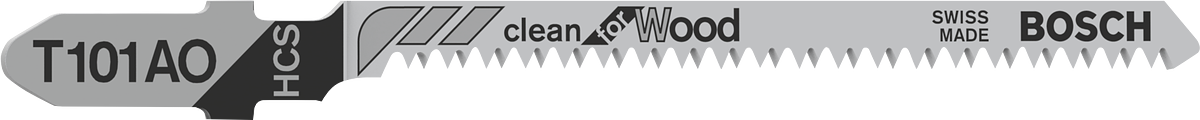 Bosch T101AO tikksae tera puhta puidu lõikamiseks.