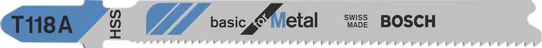 Bosch T118A tikksae tera metalli lõikamiseks.
