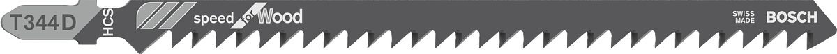 Bosch T344D Speed for Wood tikksae tera kiireks puidu lõikamiseks.
