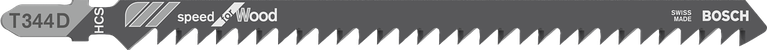 Bosch T344D Speed for Wood tikksae tera kiireks puidu lõikamiseks.