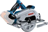 Bosch GKS 18V-68 C akuga ringketassaag puidule.