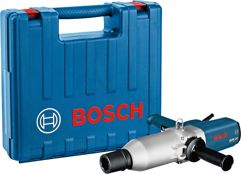Bosch GDS 30 löökkruvikeeraja koos kandekotiga.