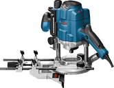 Bosch GOF 1250 CE frees ergonoomilise käepidemega.