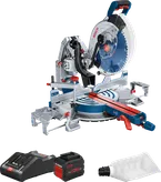 Bosch GCM18V-305 akuga kaldsaag koos akukomplektiga.