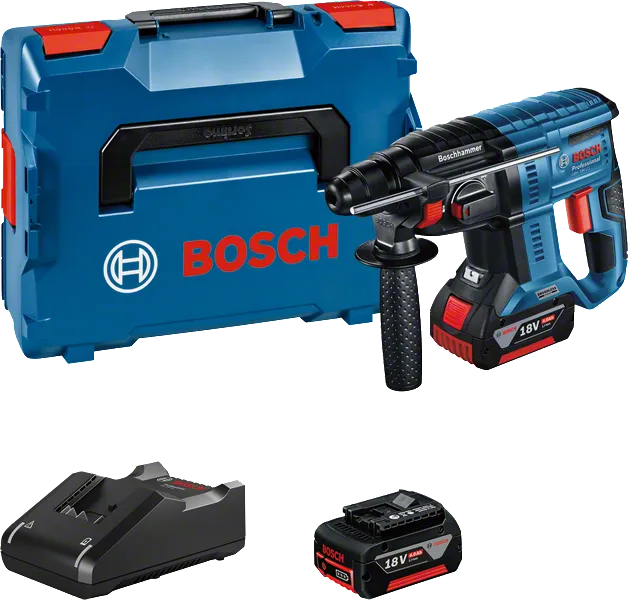 Bosch GBH 18V-21 akuga puurvasar koos kohvriga.