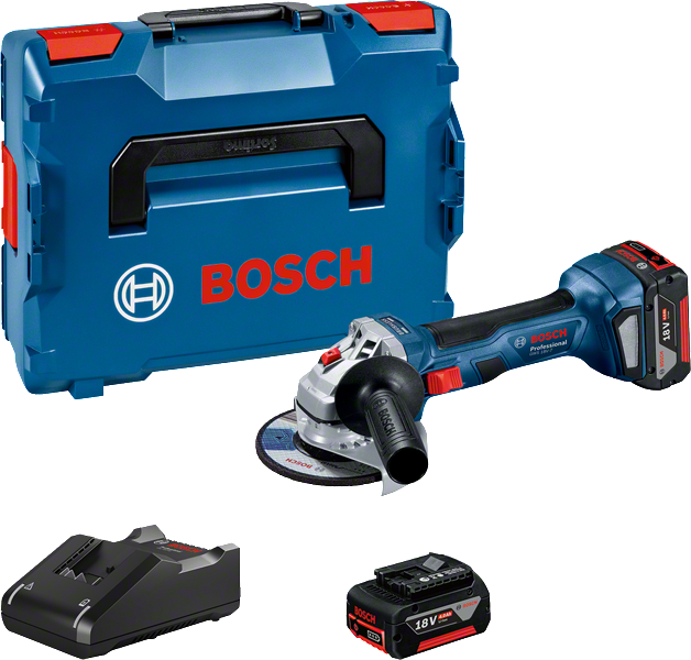 Bosch GWS 18V-7 akuga nurklihvija komplekt.