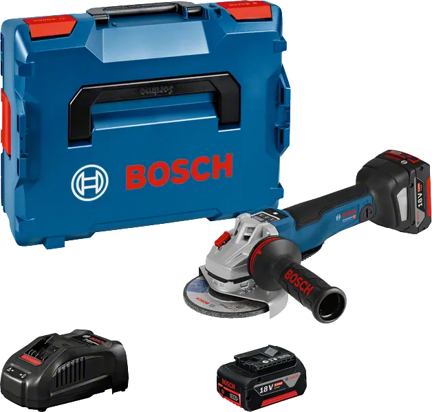 Bosch GWS 18V-10 akuga nurklihvija komplekt.