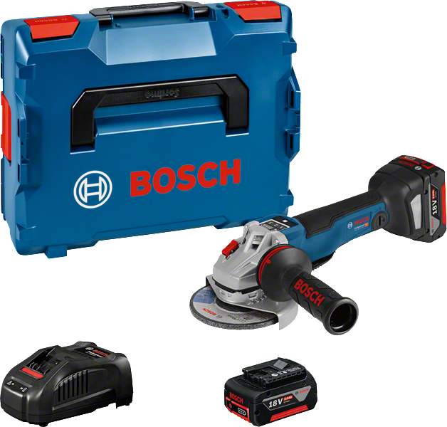 Bosch GWS 18V-10 akuga nurklihvija komplekt.