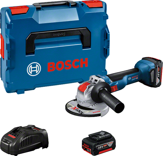 Bosch GWX 18V-10 nurklihvija komplekt akuga.