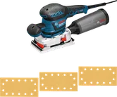 Bosch GSS 230 AVE orbitaallihvija tolmukogujaga.