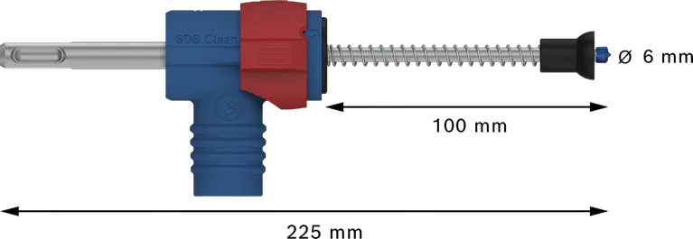 Bosch EXPERT SDS Clean plus-8X 6 mm haamripuur.
