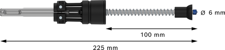 Bosch EXPERT SDS Clean plus-8X haamripuur 6 mm.