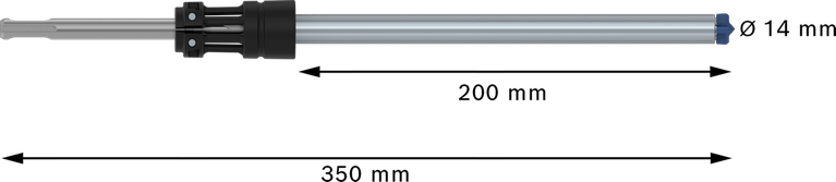 Bosch EXPERT SDS Clean plus-8X haamripuur 14 mm läbimõõduga.