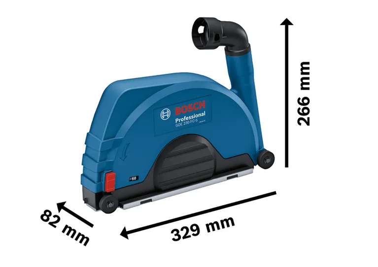Bosch GDE 230 FC-S süsteemitarvik nurklihvijatele.