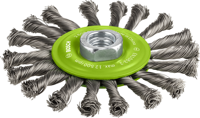 Bosch PRO roostevabast terasest tugevast traadist ketas, 115 mm keermega.