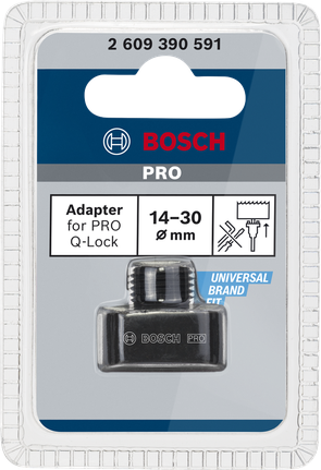 Bosch PRO Q-Lock adapter 14–30 mm.
