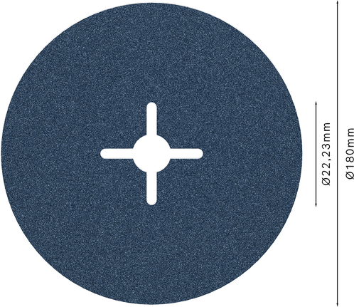 Bosch PRO R574 kiudketas 180 mm karedus 100.