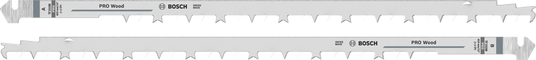 Bosch PRO Wood TF350M tandem-saelehtede komplekt, 408 mm.