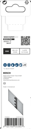 Bosch PRO universaalsete materjalide lammutuslõikurite tera S610VF 150 × 22 × 1,6 mm 5 tk.