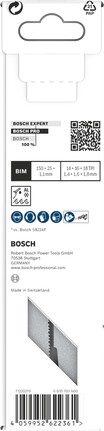 Bosch PRO S937BEF keskmise paksusega metalltera 150×25×1,1 mm.