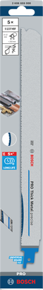 Bosch S1237HBF PRO Thick Metal 300 mm saelehed 5 tk.