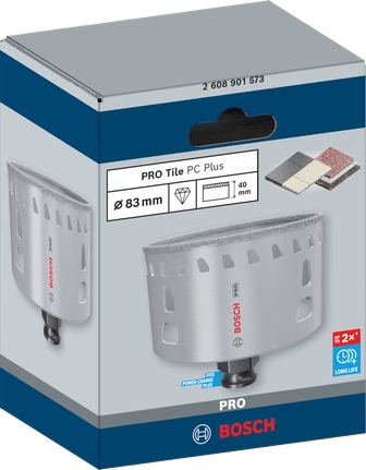 Bosch 83 mm PRO Tile PC Plus augusaag.