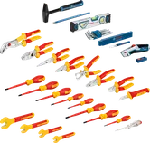 Bosch elektriku kohver, 37-osaline kombokomplekt elektritöödeks.