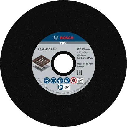 Bosch PRO metalli lihvketas 125 mm metallitöödeks.