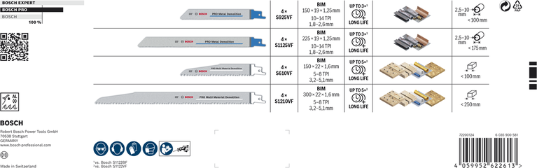 Bosch PRO Tough Box lammutuslabade komplekt 16-osaline.