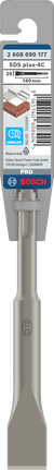 Bosch SDS plus-4C lamepeitel 20 × 140 mm.