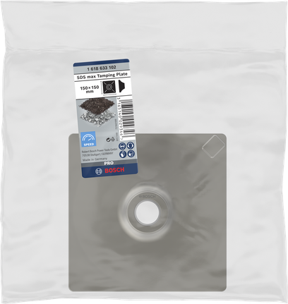 Bosch SDS Max tampimisplaat 150 x 150 mm.