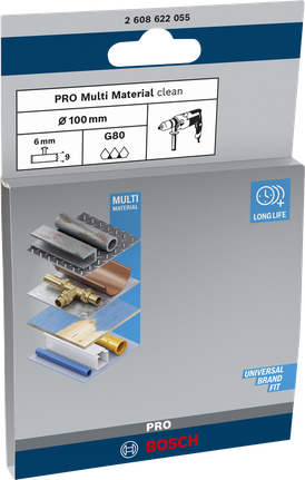 Bosch PRO Multi Material puhastraadist ketas 100 x 1 mm.